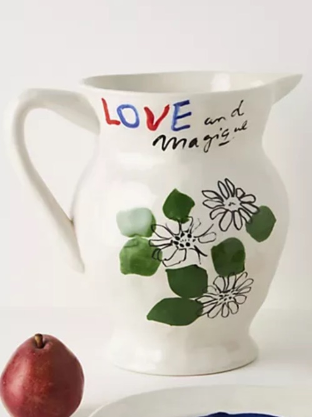 Hotel Magique for Anthropologie Love and Magique Pitcher
NWOB
Color - White